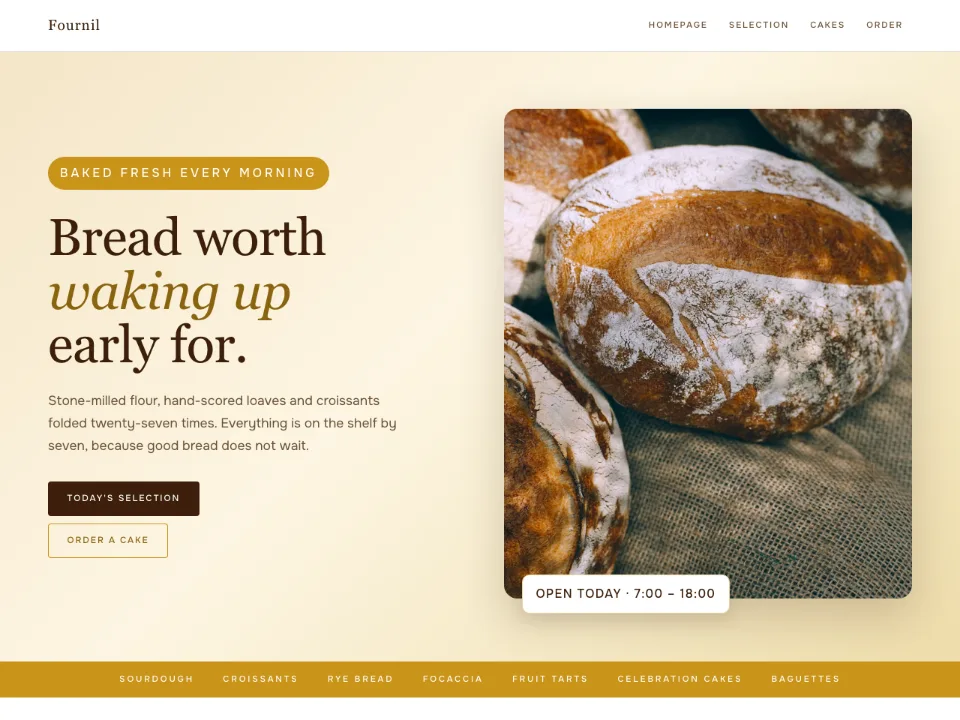 Preview of Fournil